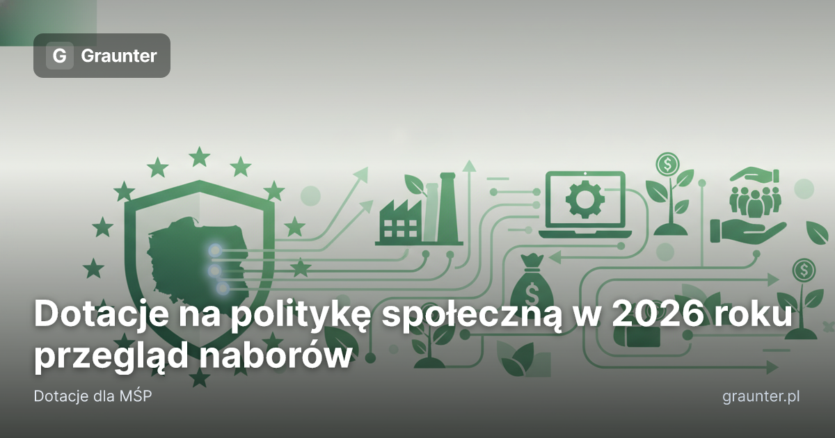 Okładka artykułu: Dotacje na politykę społeczną w 2026 roku - przegląd naborów