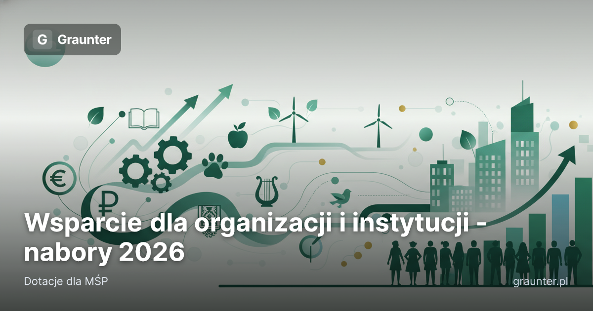 Okładka artykułu: Wsparcie dla organizacji i instytucji - nabory 2026