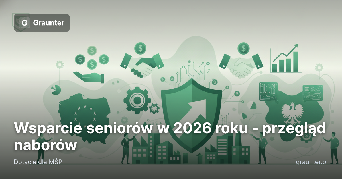 Okładka artykułu: Wsparcie seniorów w 2026 roku - przegląd naborów